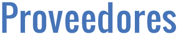 proveedores