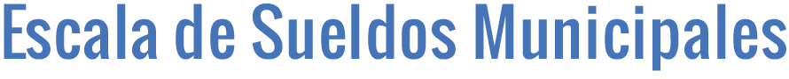 Escala de Sueldos